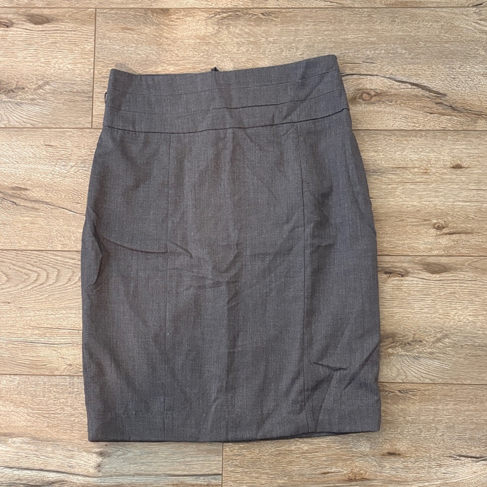 H&M Tailored Pencil Skirt in Charcoal